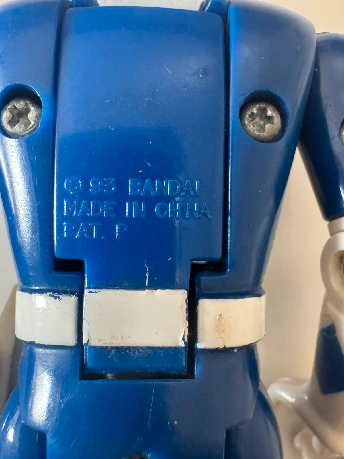 Power Rangers Blue Ranger Billy Flip Head Bandai 1993 – Power Rangers – taille Prématuré, jusqu'à 44cm 4