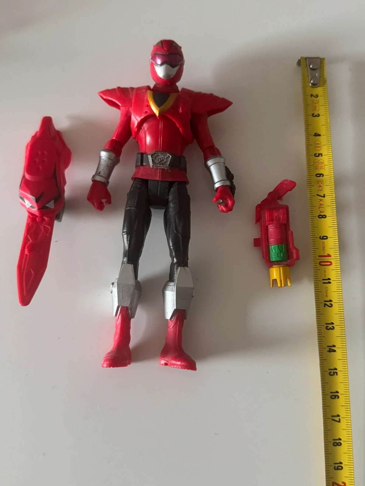 Power Rangers Beast Morphers - Figurine Ranger Rouge Beast-X - 15 Cm. De 2019 – Power Rangers – taille Prématuré, jusqu'à 44cm 5
