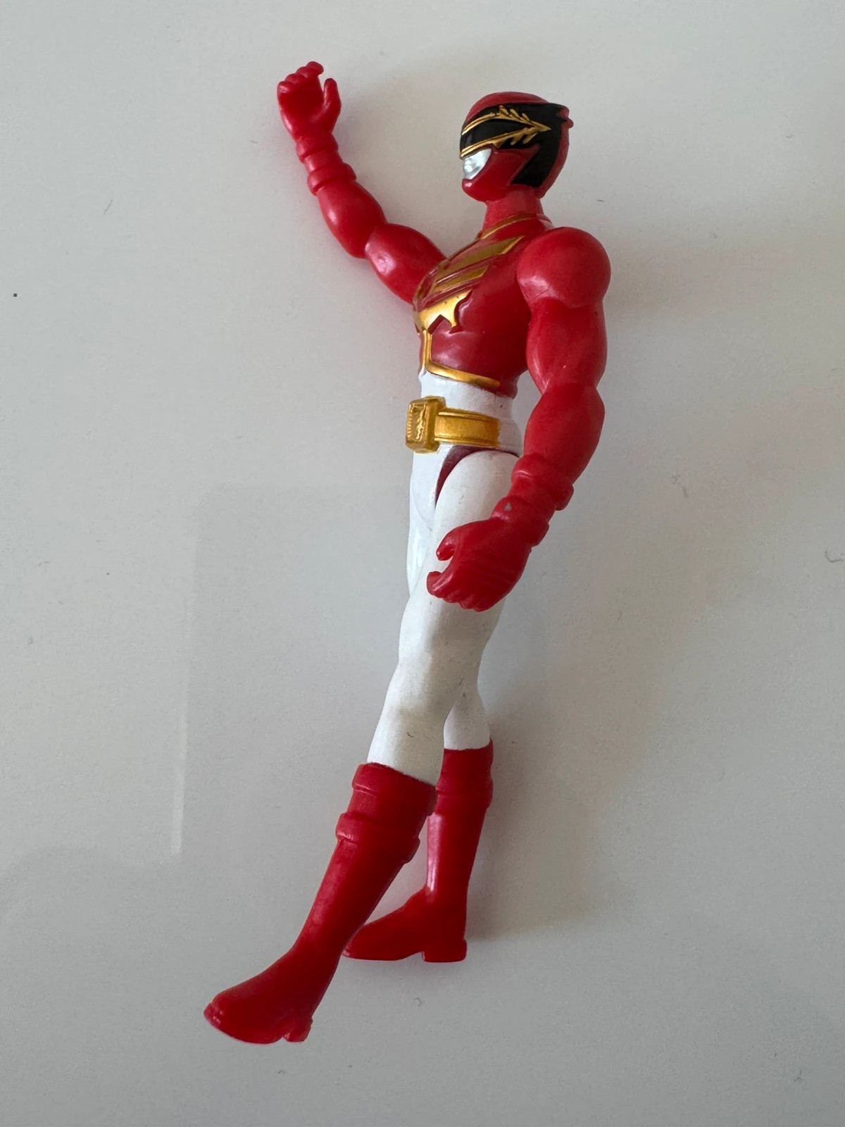 Figurine Power Rangers Megaforce Bandai rouge 11cm 2012 – Power Rangers – taille Prématuré, jusqu'à 44cm 2