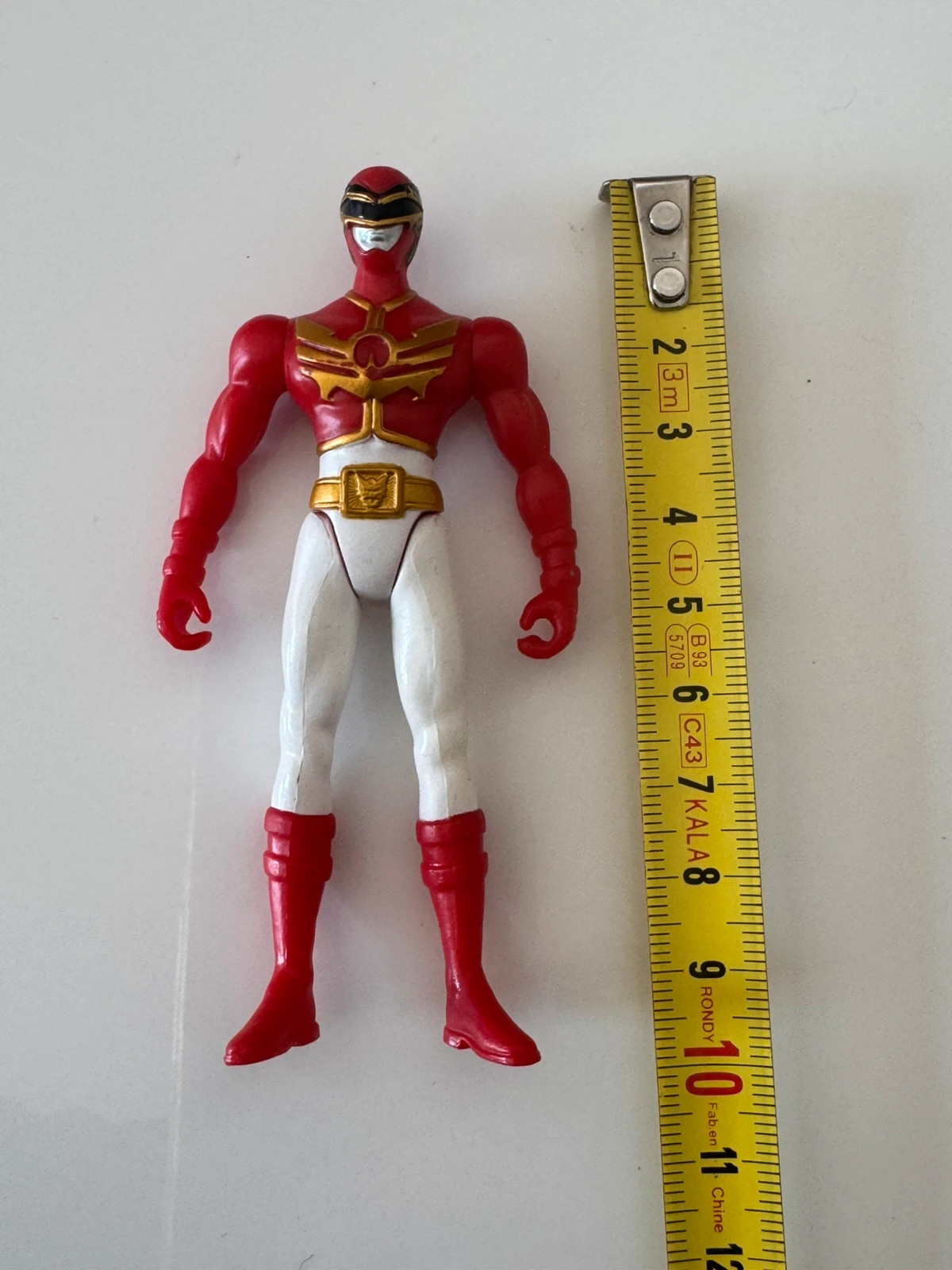 Figurine Power Rangers Megaforce Bandai rouge 11cm 2012 – Power Rangers – taille Prématuré, jusqu'à 44cm 5