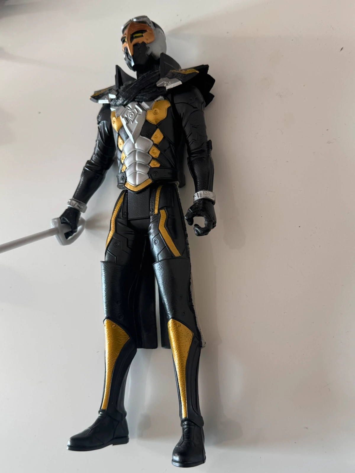 Jouet figurine Power Rangers Beast Morphers 30cm noir cyber-vilain Robo-Blaze de 2019 – Power Rangers – taille Prématuré, jusqu'à 44cm 2