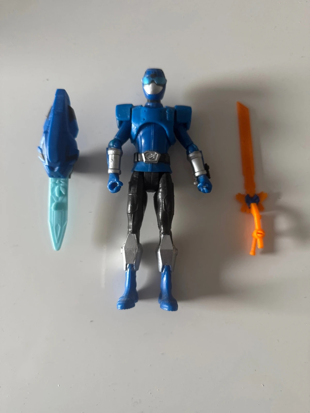 Power Rangers Beast Morphers - Figurine Ranger Bleu Beast-X - 15 Cm – Power Rangers – taille Prématuré, jusqu'à 44cm 2