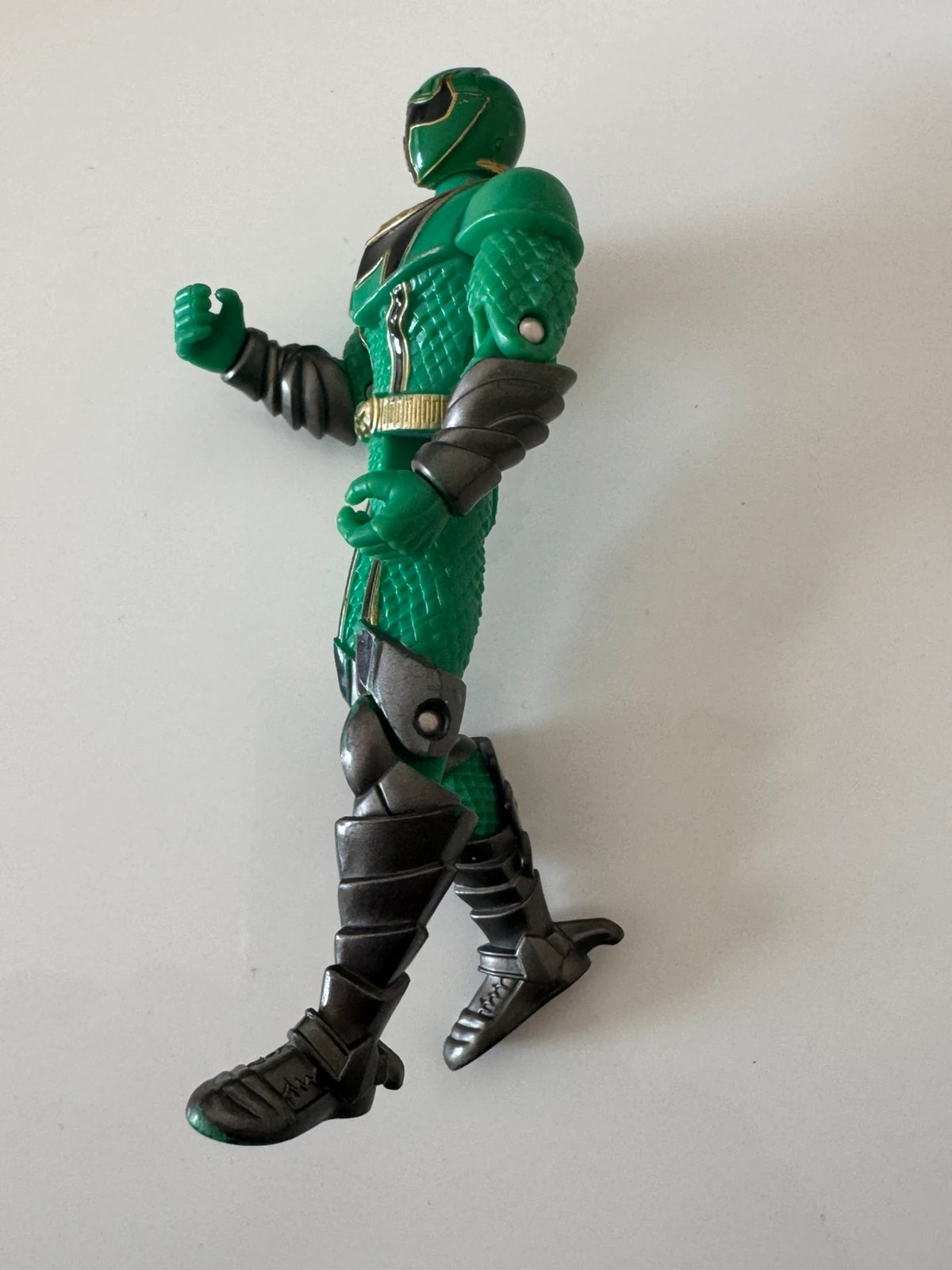 Figurine Bandai Power Rangers Mystic Force Super Legends Dragon Green Ranger 14cm 2006 – Power Rangers – taille Prématuré, jusqu'à 44cm 2