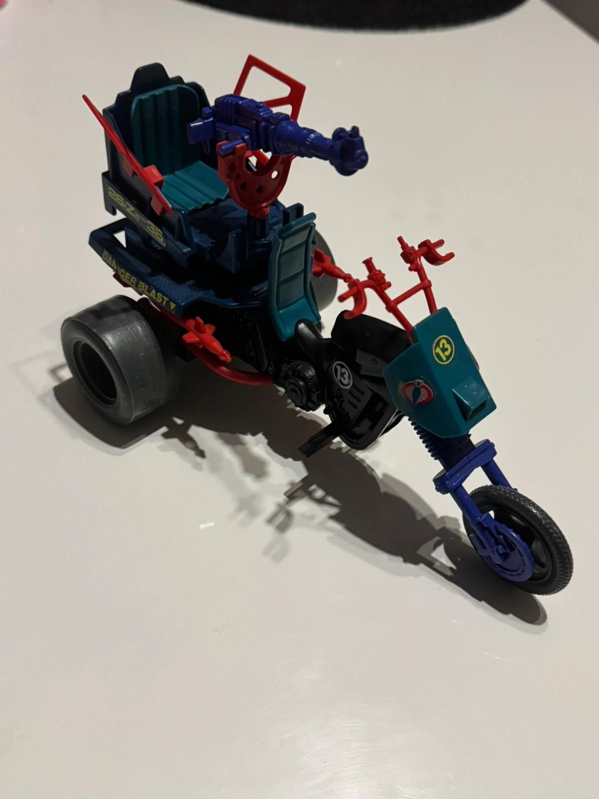 Gi-Joe Cobra Tricycle Dreadnok Hasbro 1987 – G.I. Joe – taille Prématuré, jusqu'à 44cm 2