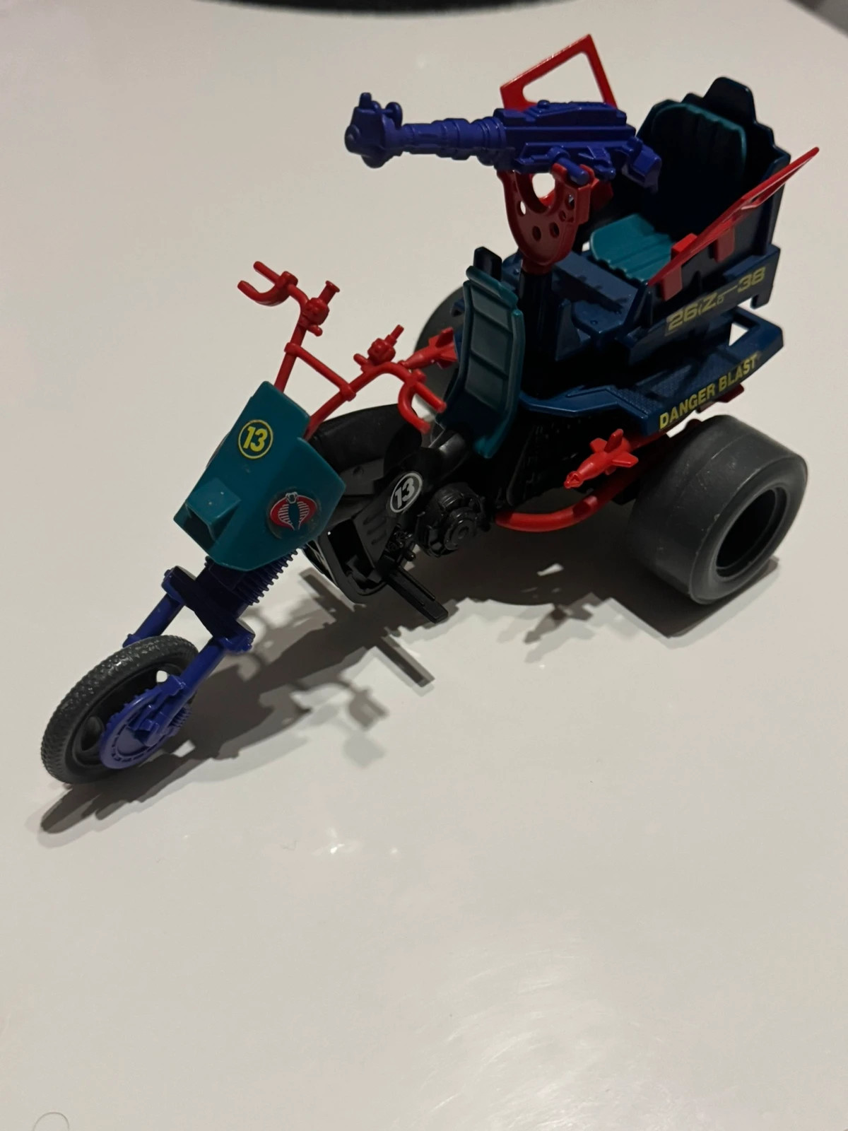 Gi-Joe Cobra Tricycle Dreadnok Hasbro 1987 – G.I. Joe – taille Prématuré, jusqu'à 44cm 4