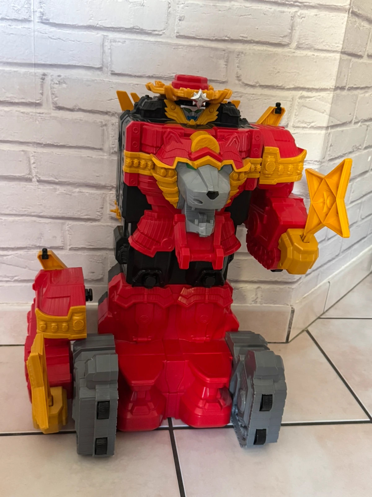 Power Rangers 43610 Ninja Steel Lion Fire Fortress Zord Playset in 3 Modes – Power Rangers – taille 3-6 mois / 62 cm 2