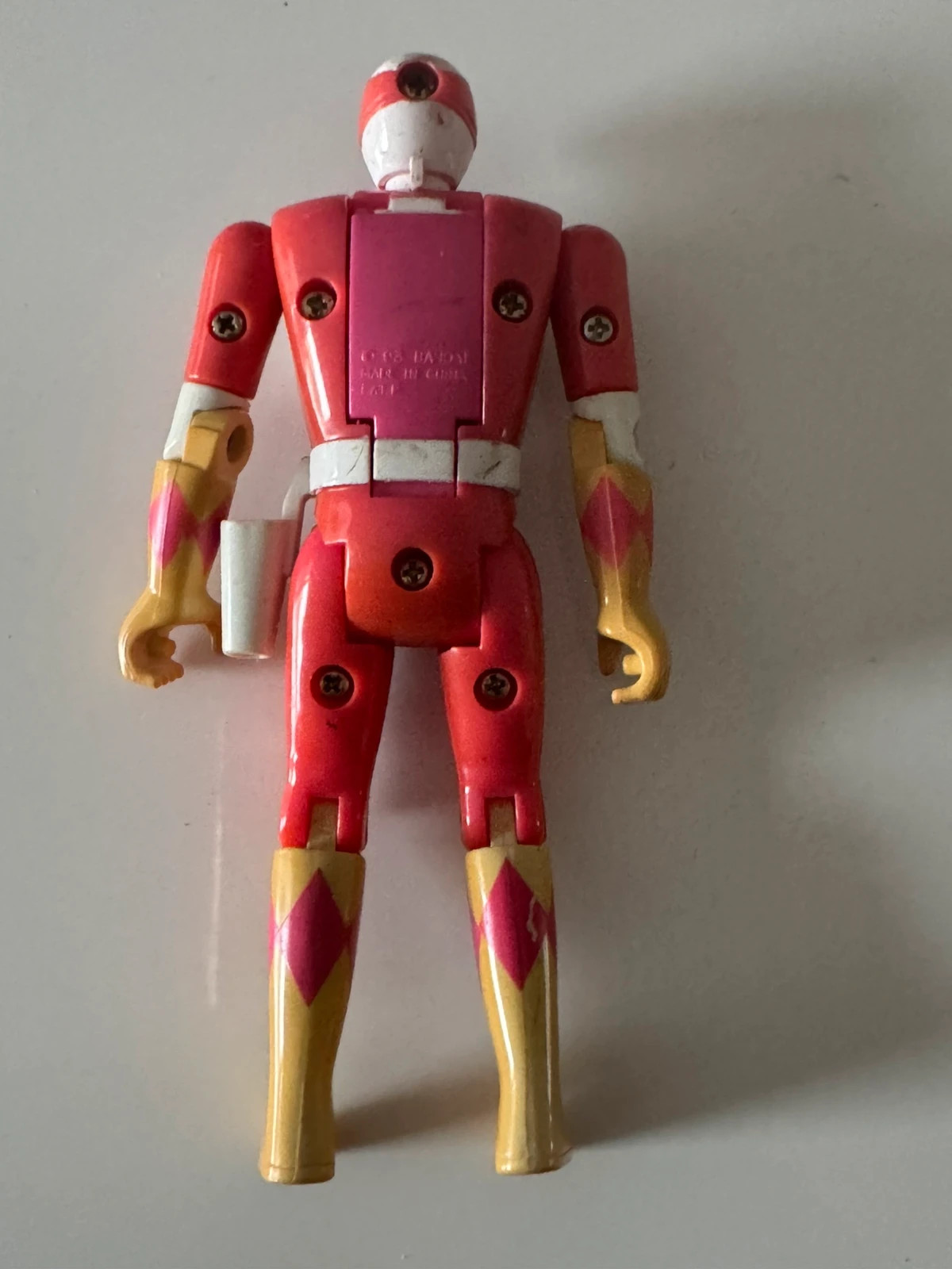 Figurine Power Rangers - Vintage - Mighty Morphin Legacy Rose Flip Head Morph 1993 – Power Rangers – taille Prématuré, jusqu'à 44cm 3