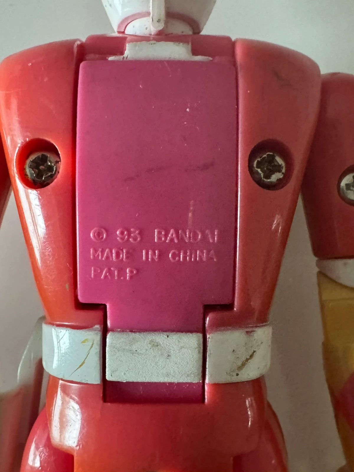 Figurine Power Rangers - Vintage - Mighty Morphin Legacy Rose Flip Head Morph 1993 – Power Rangers – taille Prématuré, jusqu'à 44cm 4