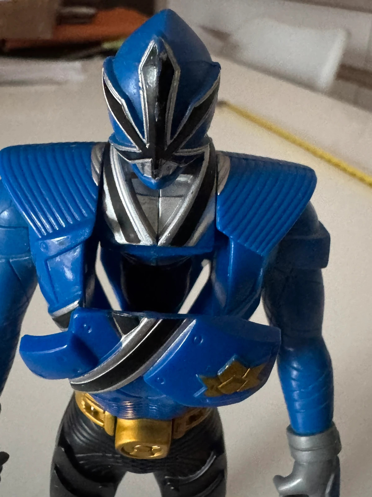 Figurine Power Rangers Samouraï 2011 - Ranger bleu morphin 16cm – Power Rangers – taille Prématuré, jusqu'à 44cm 3