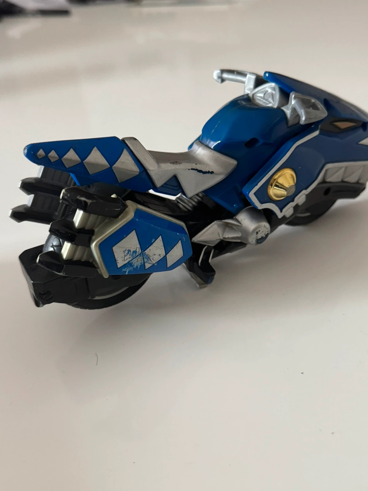 Moto Power Rangers Dino Thunder bleu Raptor Bandai – Power Rangers – taille Prématuré, jusqu'à 44cm 4