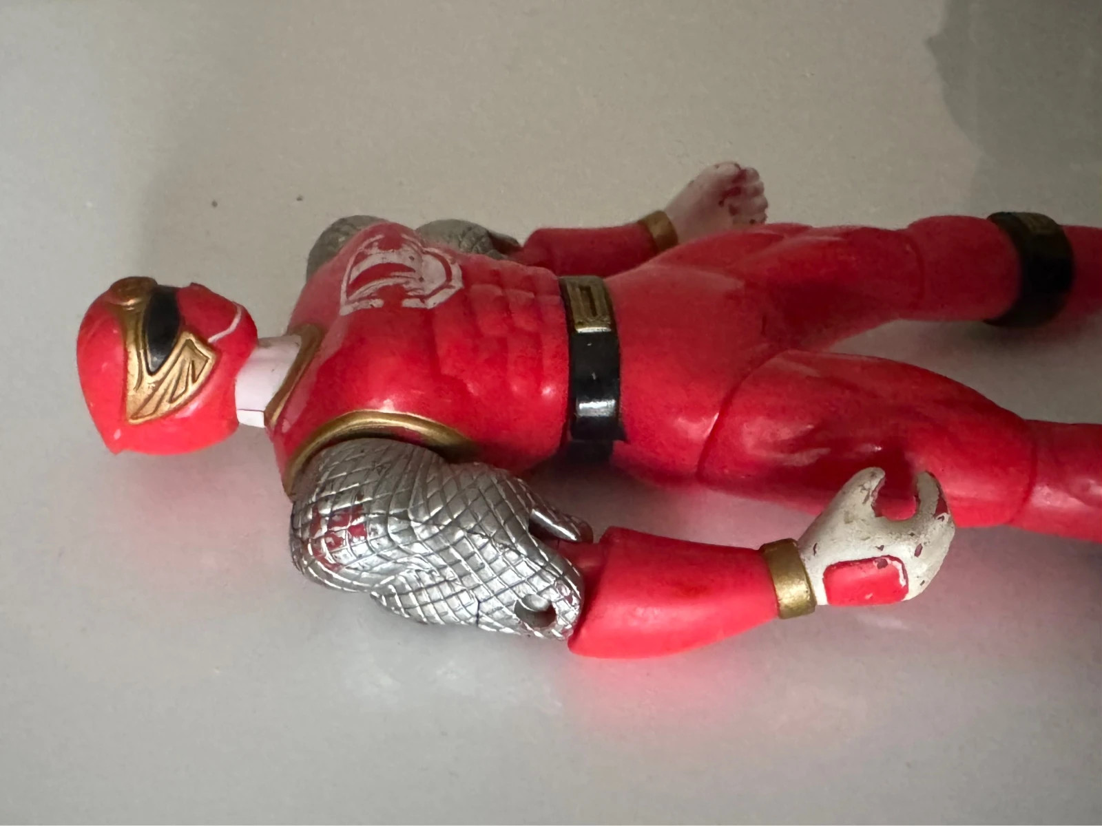 Ninja Storm Red Ranger 2003 Bandai Power Ranger Toy Action Figurine 15cm – Power Rangers – taille Prématuré, jusqu'à 44cm 2
