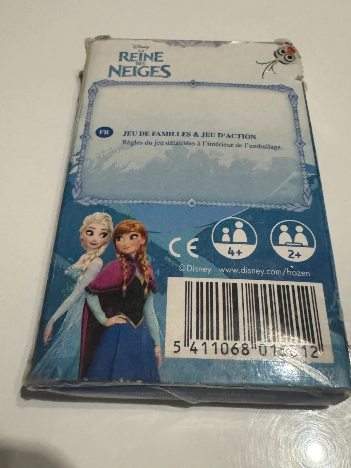 Jeux de 7 familles la reine des neiges – Frozen 3