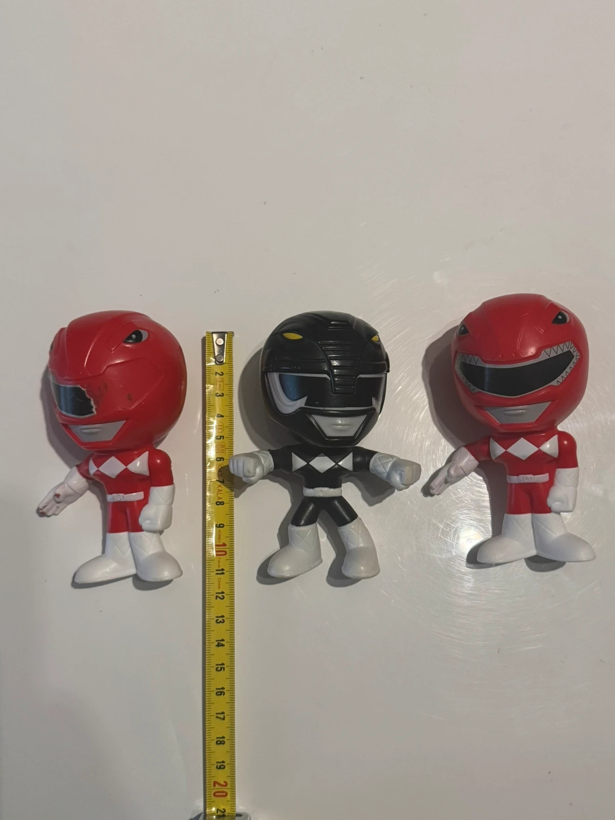 Figurines Power Rangers 12cm 2018 Noir et Rouge – Power Rangers – taille Prématuré, jusqu'à 44cm 3