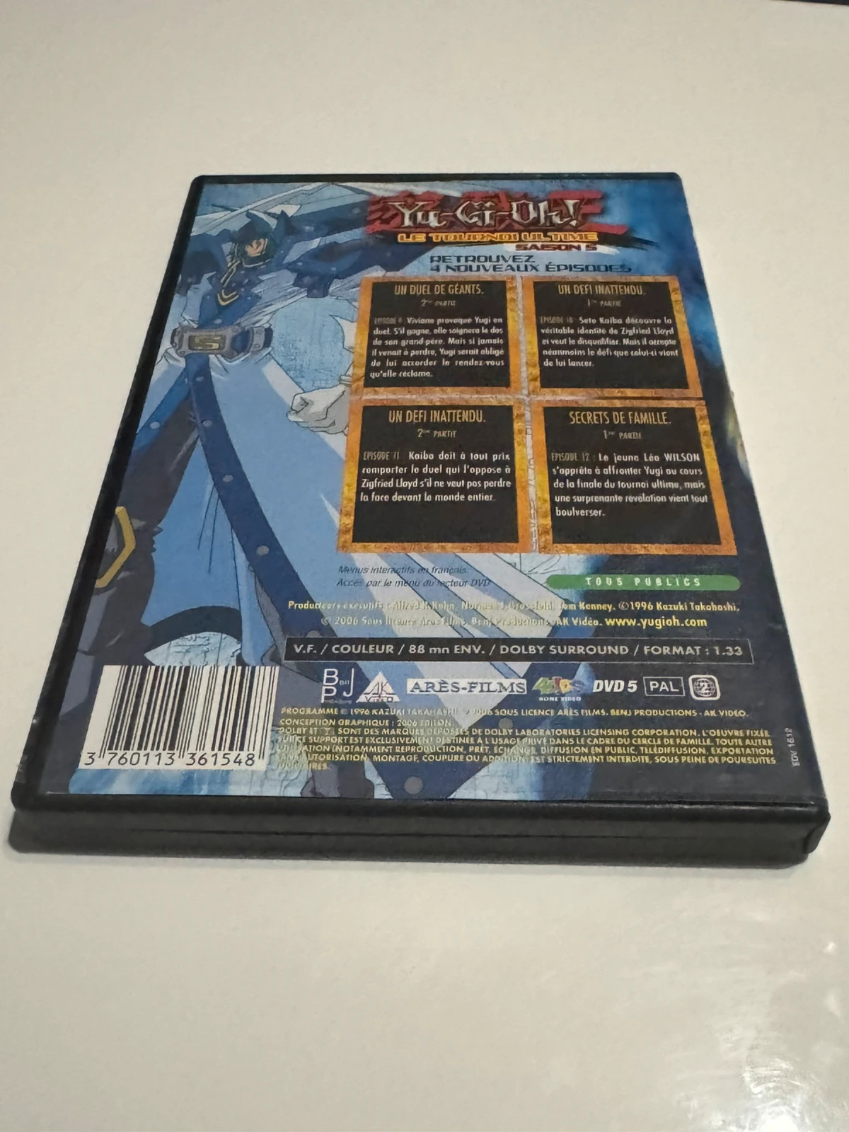 DVD Yu-Gi-Oh un Duel de géants Saison 5 vol 3 2