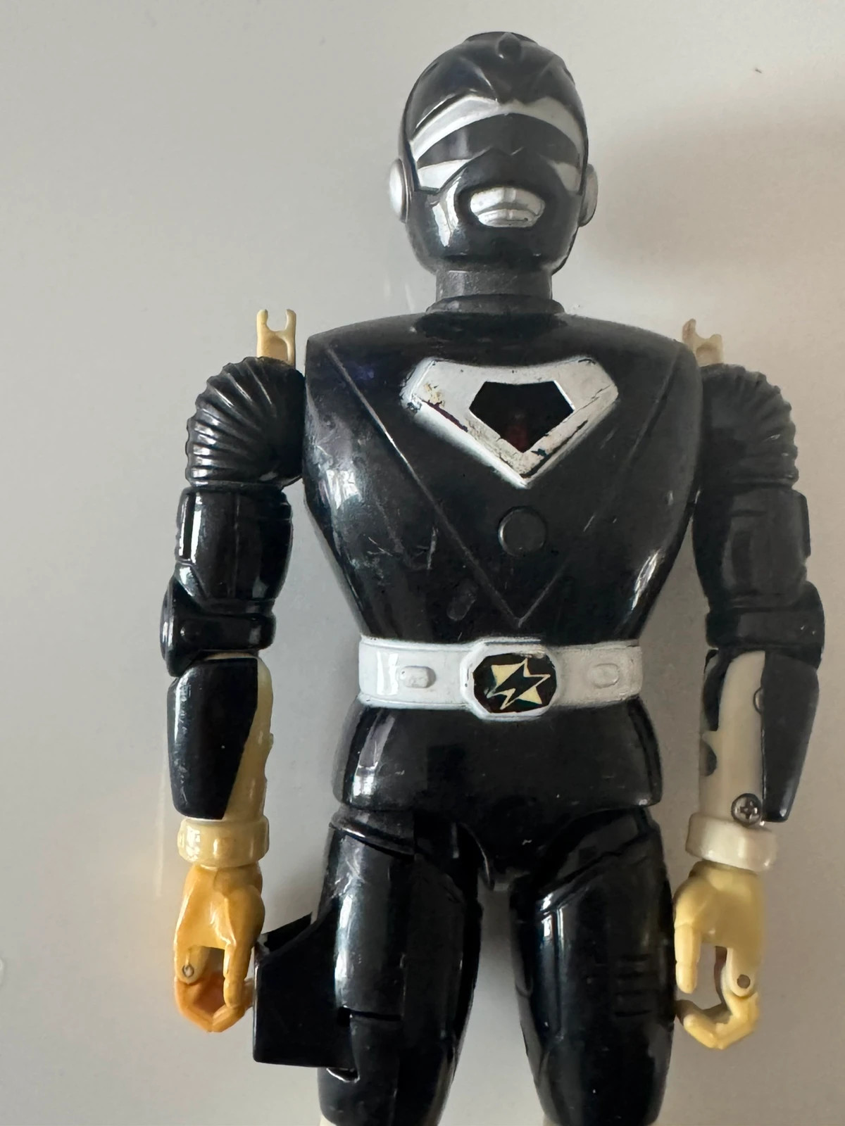 Figurine Power Rangers black électronique 26 cm – Power Rangers – taille Prématuré, jusqu'à 44cm 2