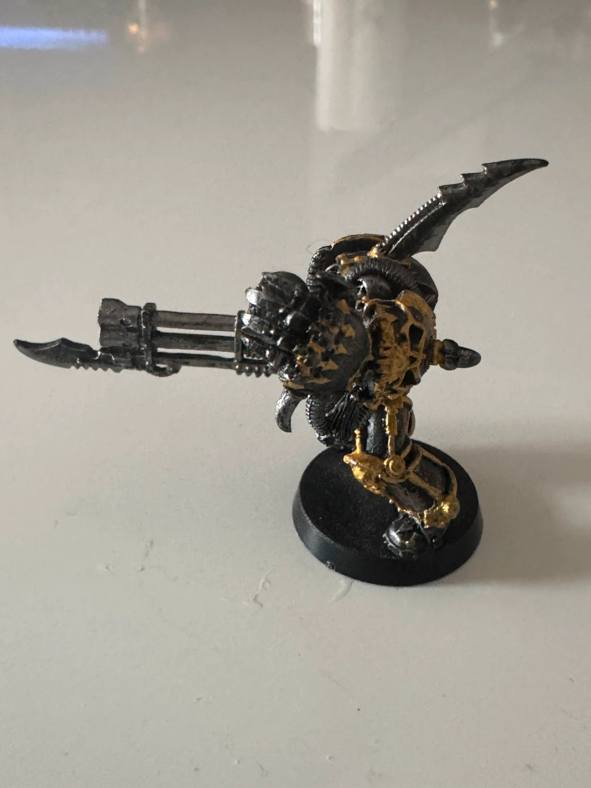 Warhammer 40k Terminator Mitrailleuse Lourde Iron Warriors Chaos en métal – Warhammer 2