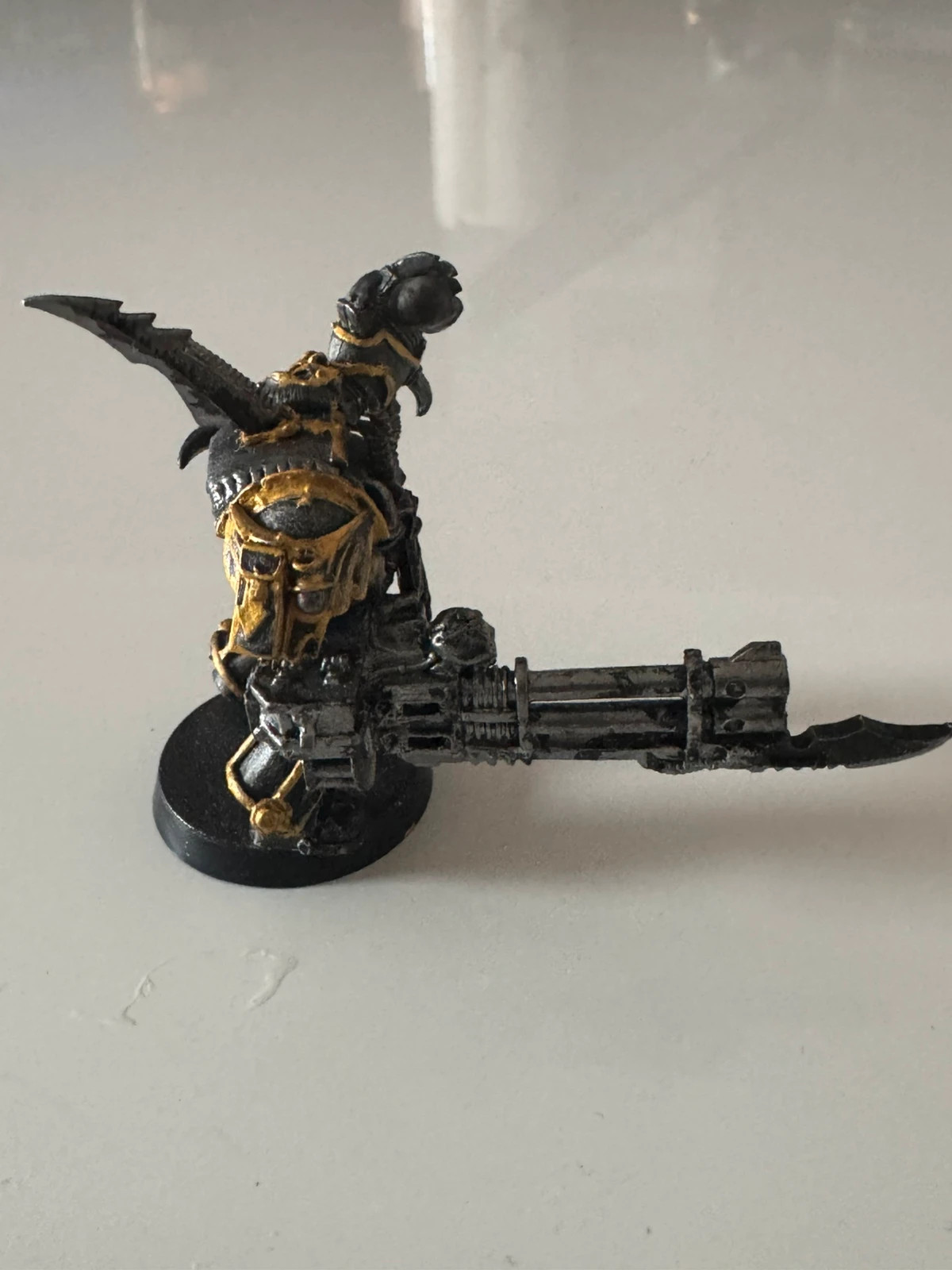 Warhammer 40k Terminator Mitrailleuse Lourde Iron Warriors Chaos en métal – Warhammer 5