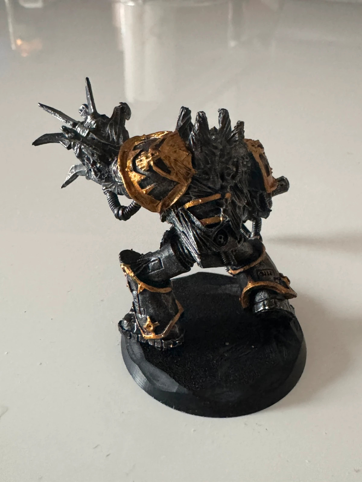 Warhammer 40k Terminator Lourd Iron Warriors Chaos ( N1 ) en métal – Warhammer 3