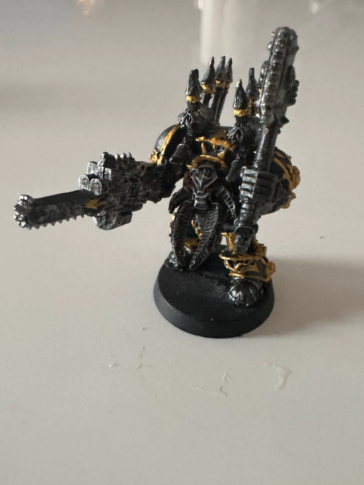 Warhammer 40k Terminator Hache Iron Warriors Chaos en métal – Warhammer 2