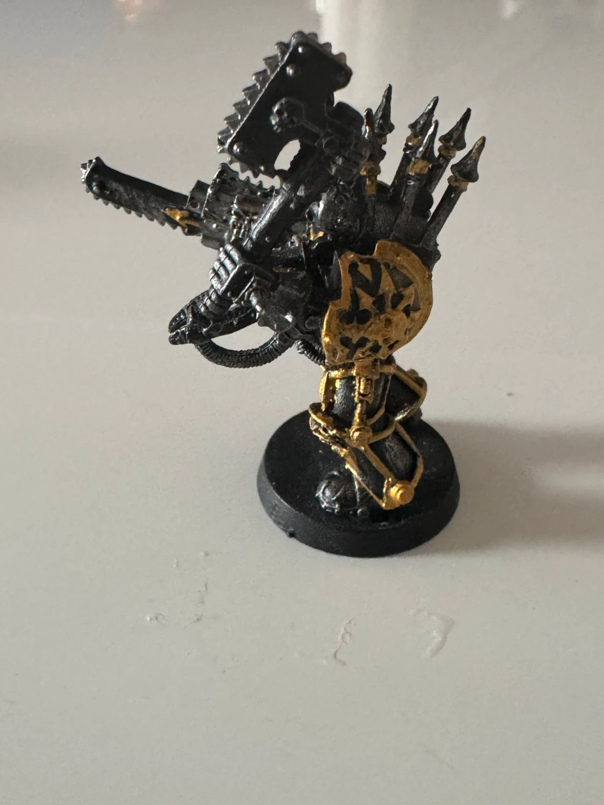 Warhammer 40k Terminator Hache Iron Warriors Chaos en métal – Warhammer 3