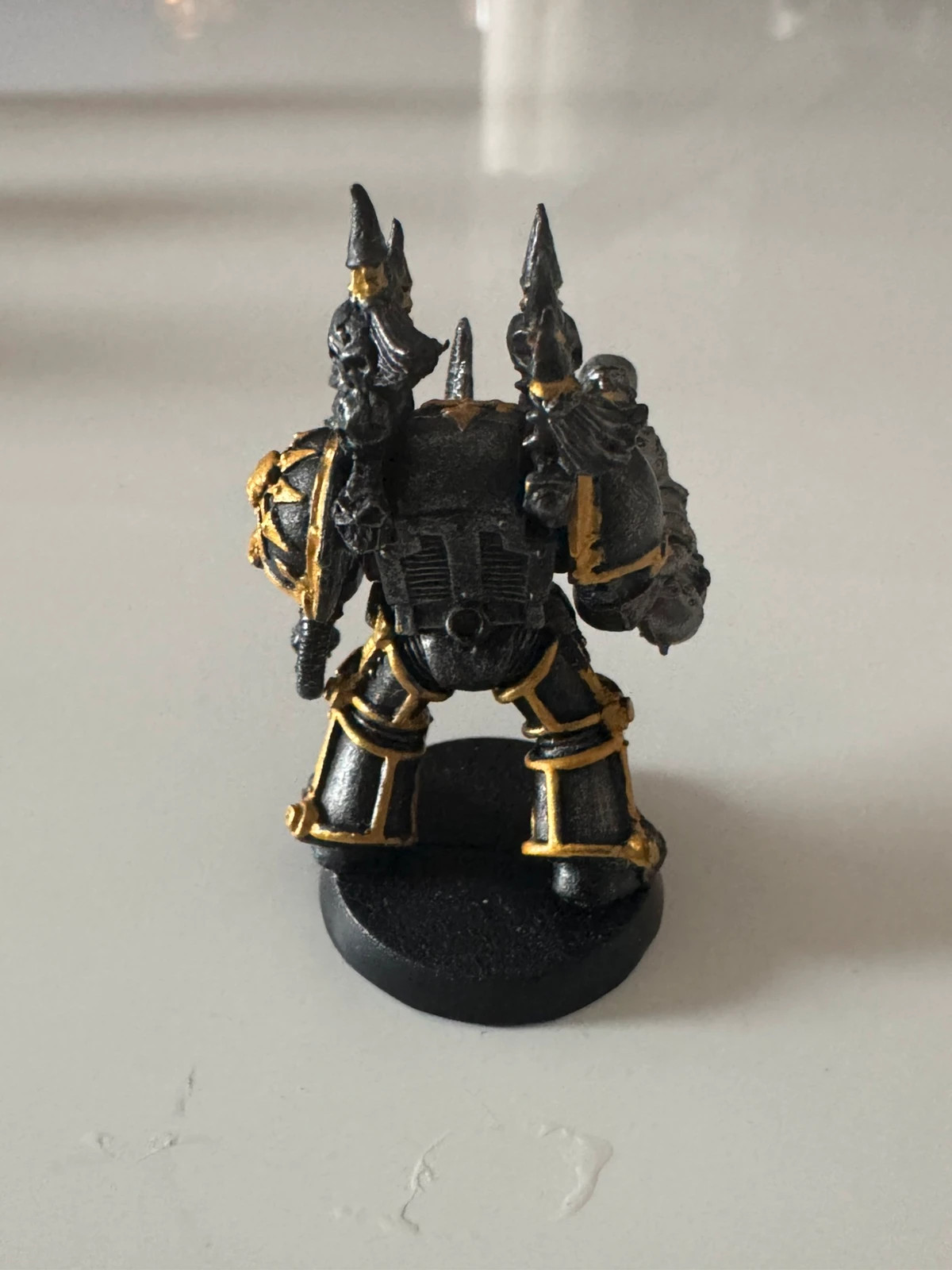 Warhammer 40k Terminator Lance Flamme Iron Warriors Chaos en métal – Warhammer 5