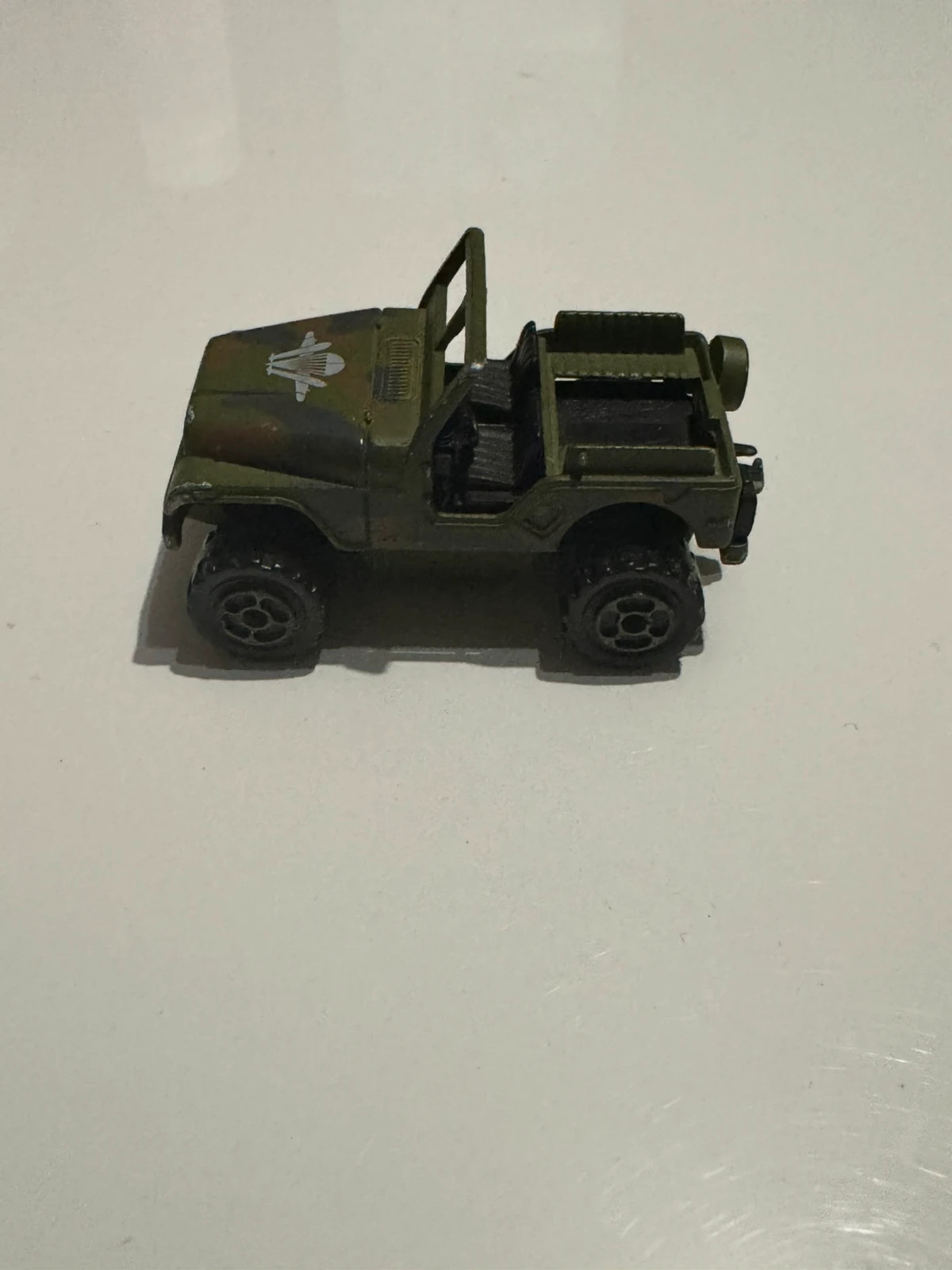 Majorette Jeep CJ 4x4 n° 290 / 244 vert armée loose 1/54 VHTF vintage années 80 – Majorette 2