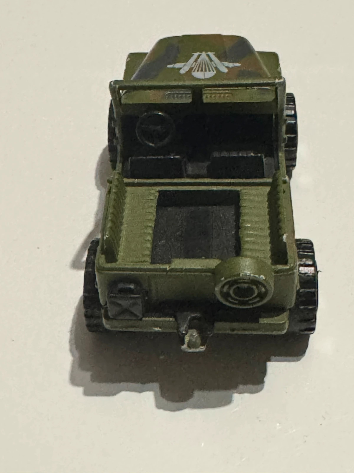 Majorette Jeep CJ 4x4 n° 290 / 244 vert armée loose 1/54 VHTF vintage années 80 – Majorette 3