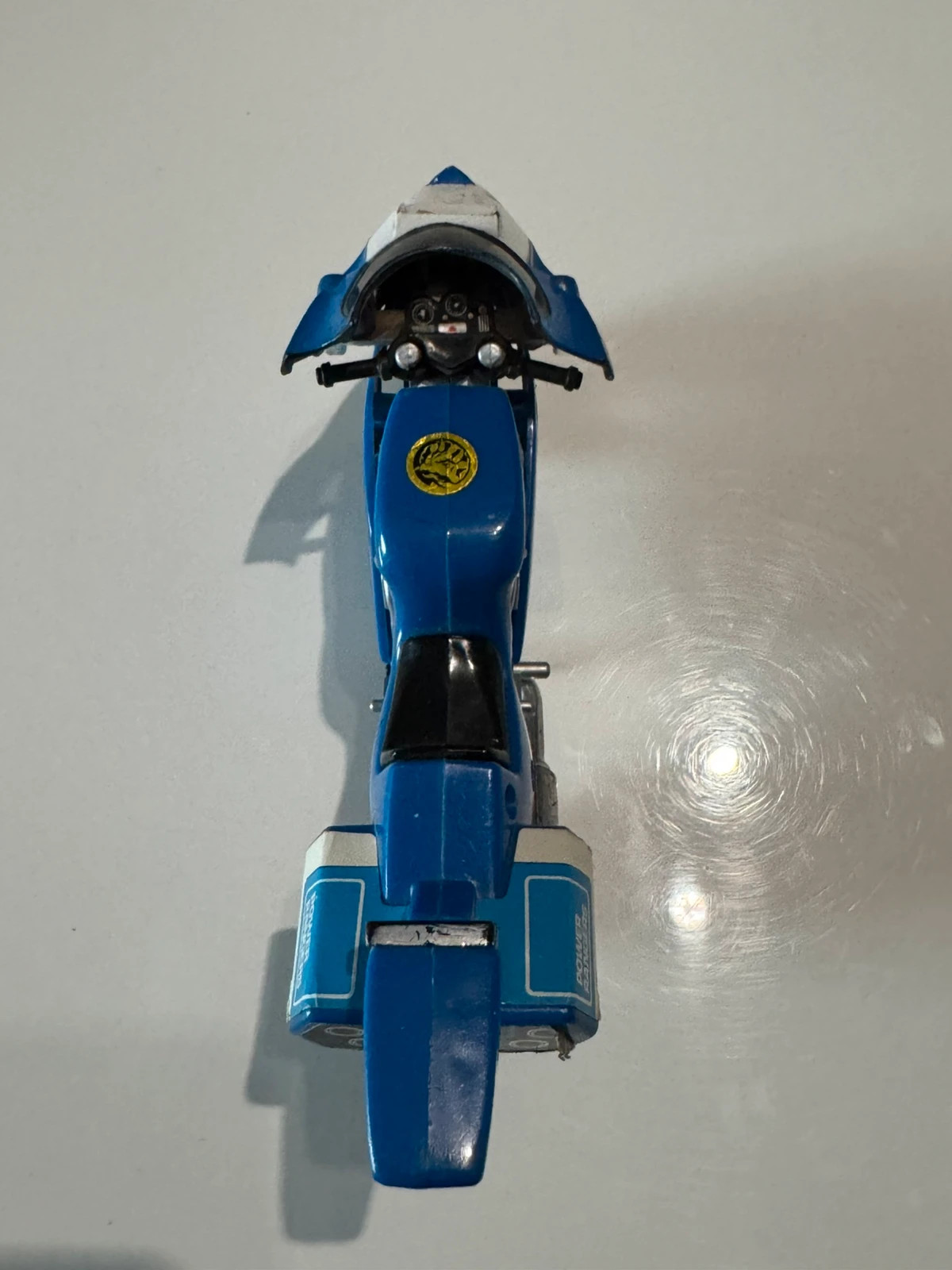 Moto de combat Tricératops Power Rangers bleu – Power Rangers – taille Prématuré, jusqu'à 44cm 5