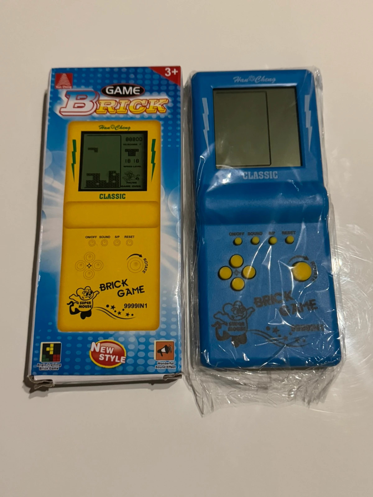 Mini console de jeux portable brique – game brick – taille Prématuré, jusqu'à 44cm 2