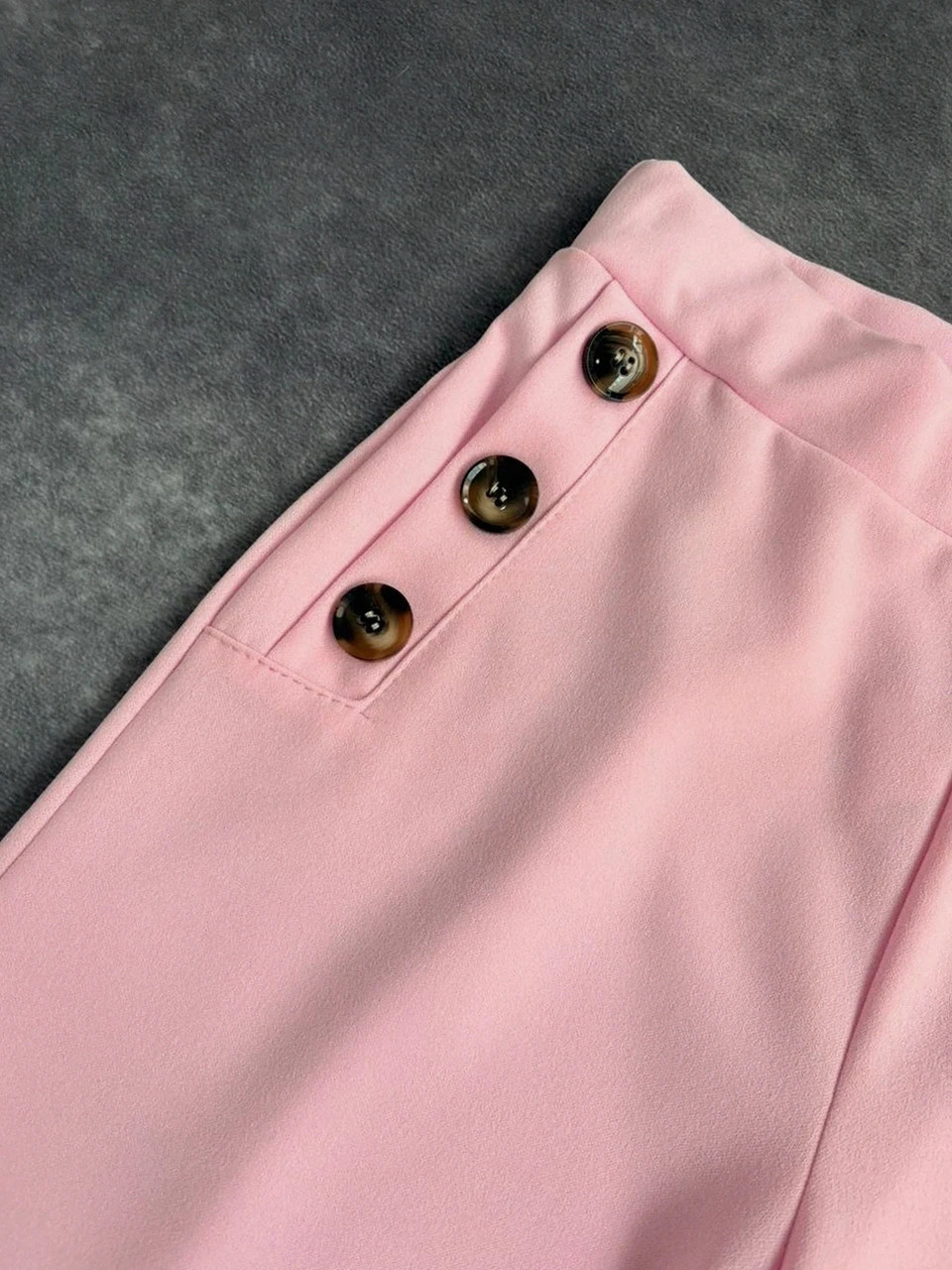 Pantalones flare rosa mujeres Y2K aesthetic chic elegante casual trousers🌺 – Vintage Dressing – taille M / 38 / 10 5