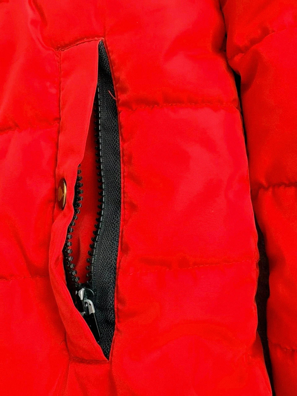 Puffer Jacket Hooded Womens Red Green Coast S Winter Coat🌺 – Green Coast – taille S / 36 / 8 5