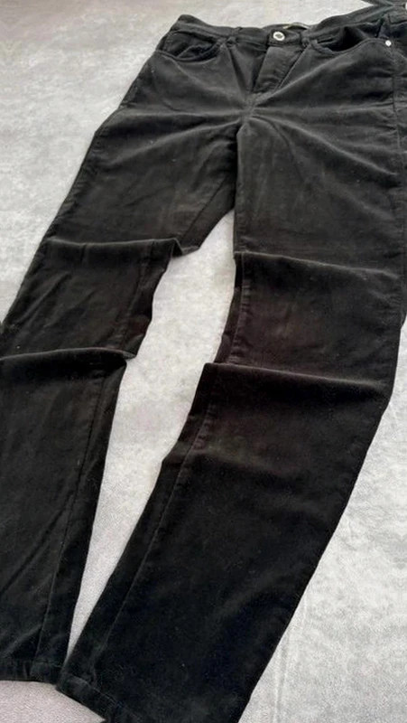 Pantalones negros Massimo Dutti slim fit básicos elegantes casuales para hombres – Massimo Dutti – taille S 3