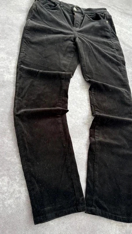 Pantalones negros Massimo Dutti slim fit básicos elegantes casuales para hombres – Massimo Dutti – taille S 2