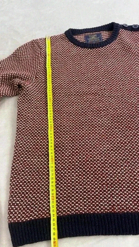 Men Knitwear Vintage Bundle Wool Blend Cardigan Sweaters Size L XL Geometric Pattern Striped🌺 – Vintage Dressing – taille L 4