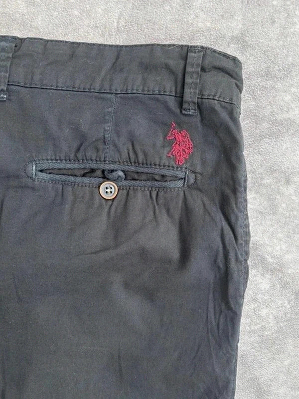 Chino Shorts U.S Polo Assn Negro Casual Hombres Verano Bermuda Algodón Slim Vintage Y2K 🌺 – U.S. Polo Assn. – taille W36 | FR 46 4
