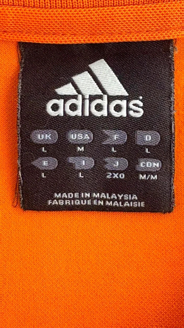 Adidas Polo Shirt Vintage Orange Retro Style Number 3 Y2K 90s Streetwear🌺 – adidas – taille L 5