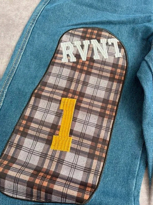 Baggy patchwork Y2K pants Retrostyle Streetwear Vintage Hip Hop 2000's japan archive🌺 – Japan Style – taille L 5