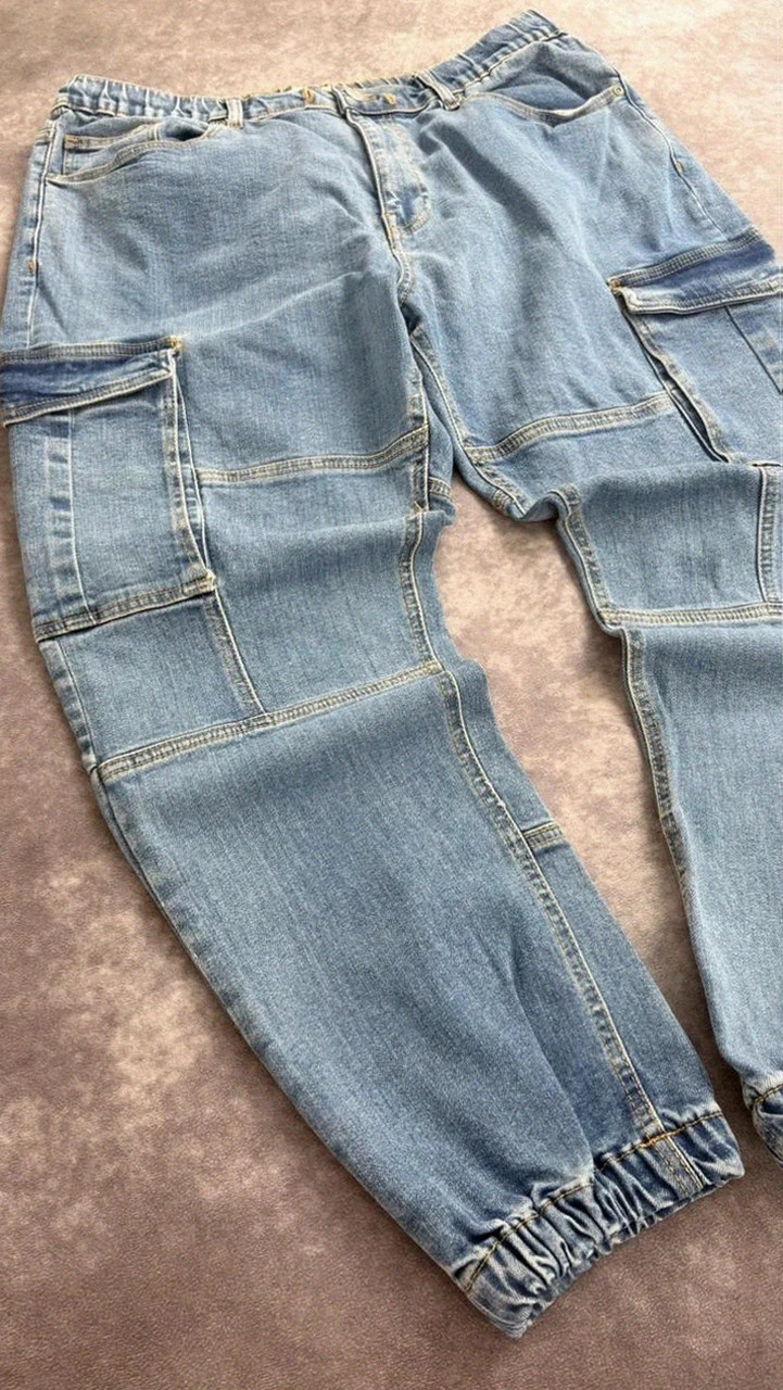 Baggy Y2K Vintage Retrostyle Street Parachute Blue 2000's Hip Hop Japan Archive🌺 – Japan Style – taille XL 2