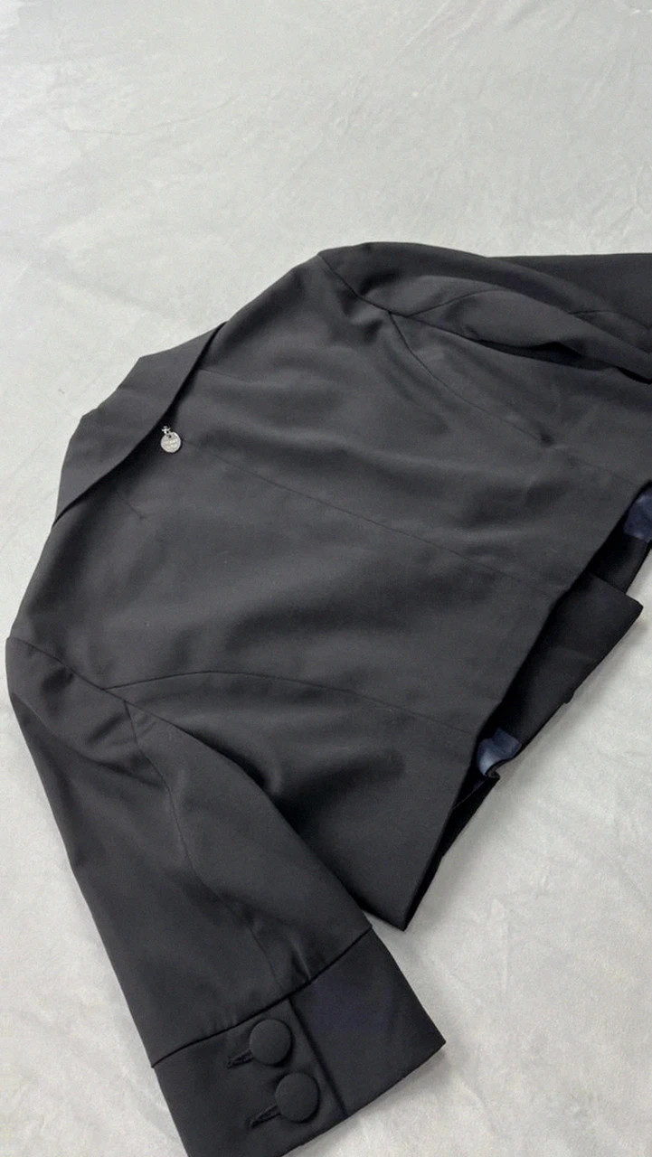 Blazer Denny Rose Black Tailored Smart Coat Casual Chic Party Fashion🌺 – Denny Rose – taille M / 38 / 10 5