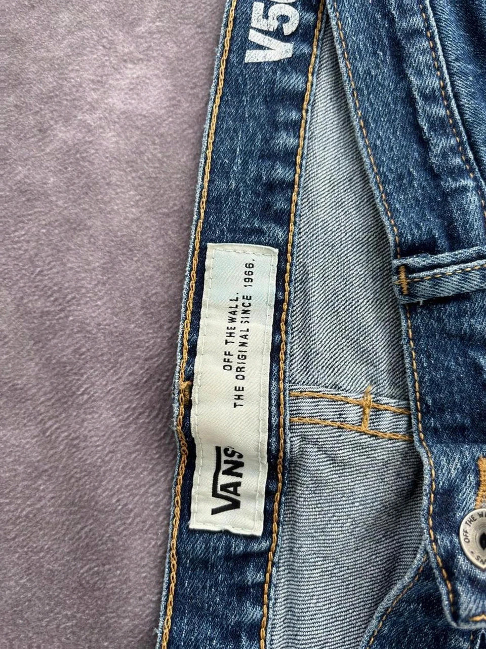 Vans Vintage Blue Denim Jeans Regular Fit Casual Pants Straight Leg Men🌺 – Vans – taille W34 | FR 44 4