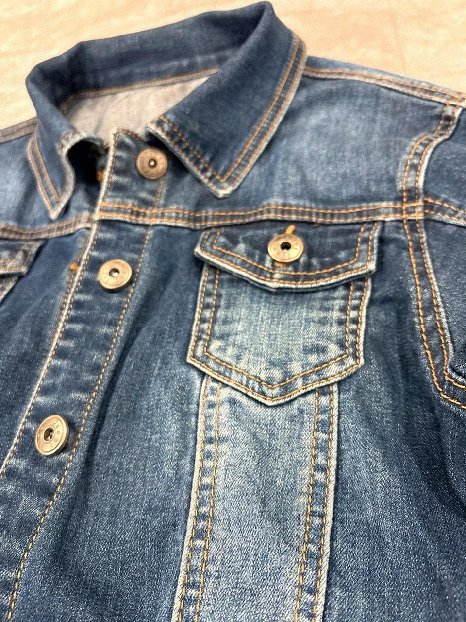 Jacket Vintage Denim Blue Limited Edition 80s Retro Y2K Classic Style 🌺🌺 – Vintage Dressing – taille M 4