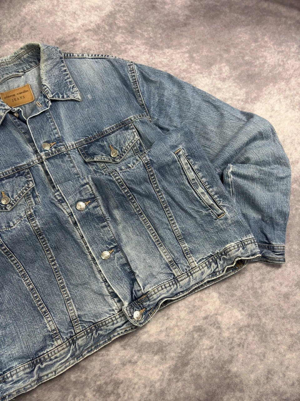 Pierre Cardin Jeans Vintage Blue Denim Jacket Xxl Retro Streetwear Casual Original – Pierre Cardin – taille XXL 2