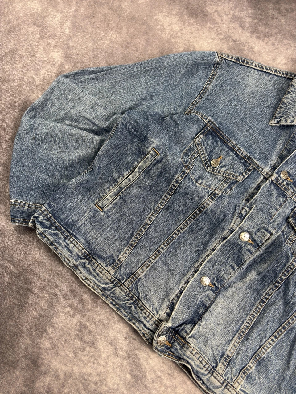 Pierre Cardin Jeans Vintage Blue Denim Jacket Xxl Retro Streetwear Casual Original – Pierre Cardin – taille XXL 3
