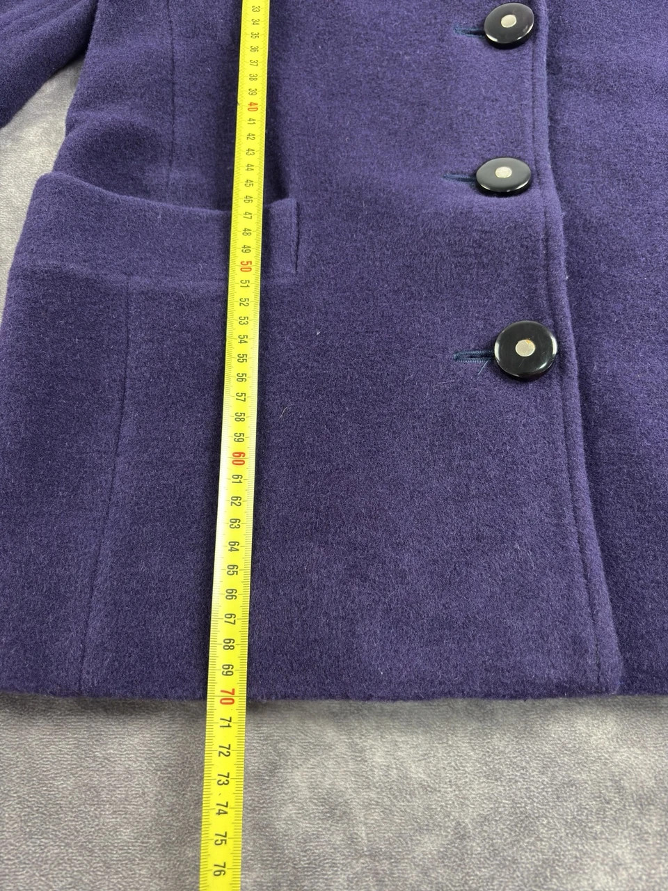 Pret Dam Barcelona Vintage Purple Wool Blend Coat Jacket Size 46 Elegant Classic – Pret-Dam Barcelona – taille XXL 5