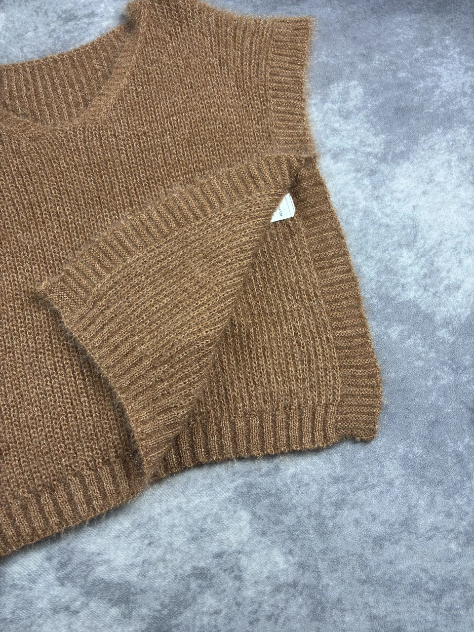Top Top Top Brown Vintage Knit Vest Made in Italy Y2K Streetwear – Vintage Dressing – taille Taille unique 5