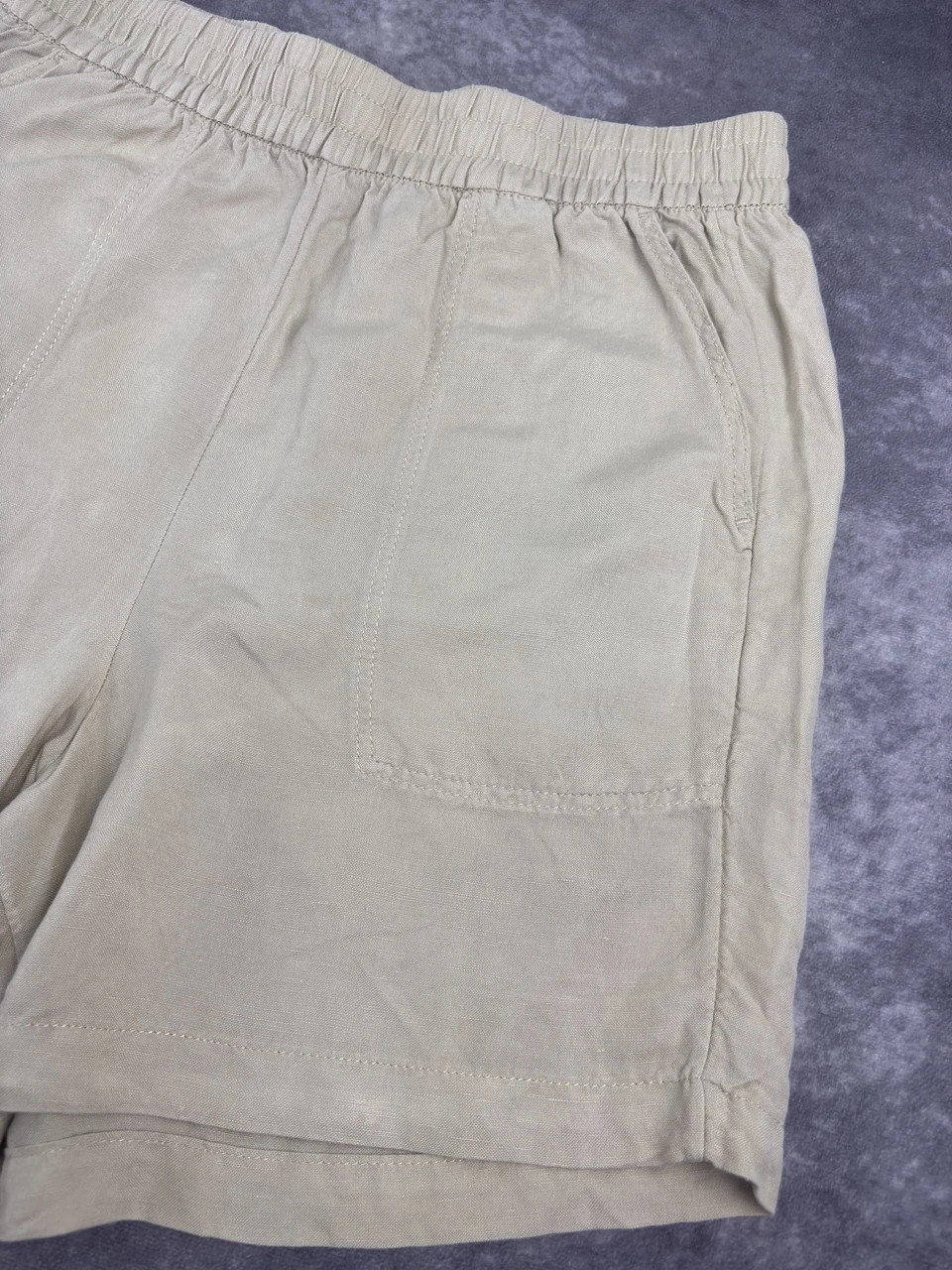 Tom Tailor Beige Linen Blend Casual Summer Shorts Size 36 – Tom Tailor – taille M 3