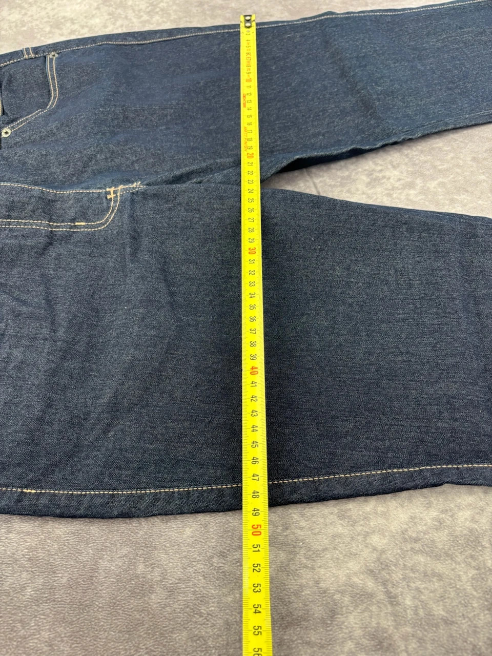 Women’s Dark Blue High Waist Bootcut Jeans Size L – Vintage Dressing – taille L / 40 / 12 4