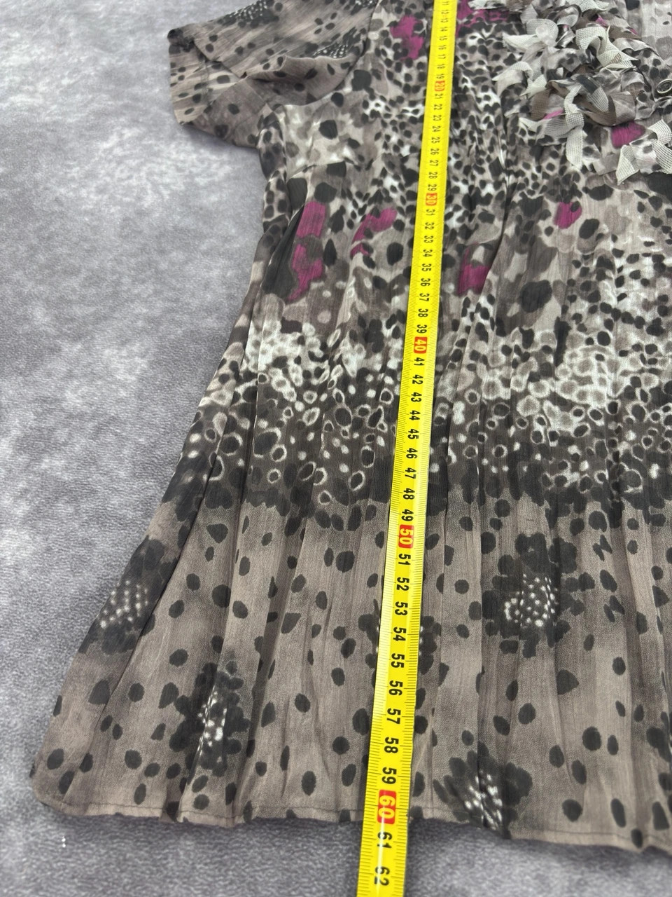 Gerry Weber Leopard Print Ruffle Button Blouse Size Unknown – Gerry Weber – taille M / 38 / 10 5