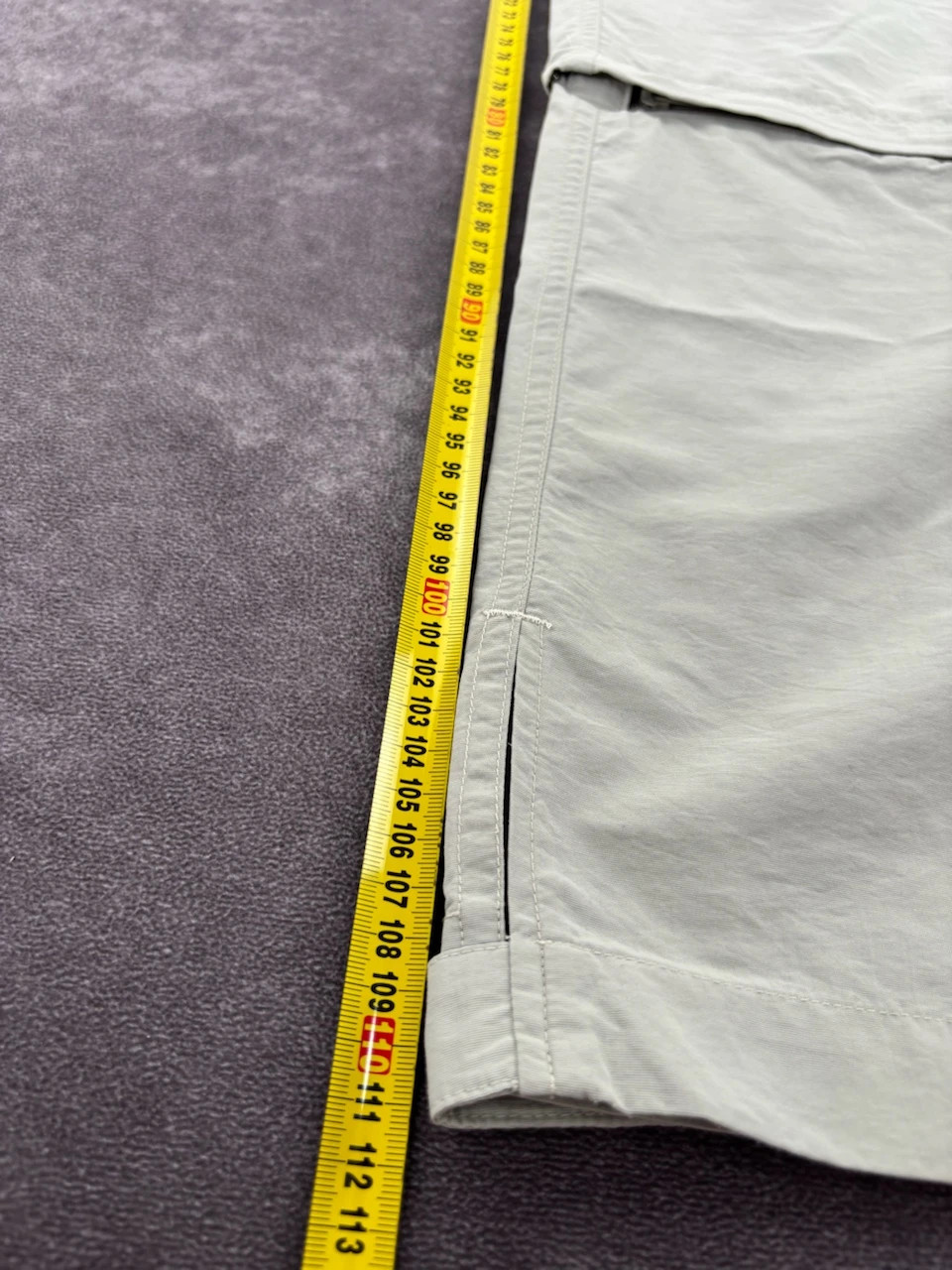 Pantalones cargo Maul Natural Law gris claro con diseño desmontable y bolsillos utilitarios – Maul – taille W46 | FR 56 5