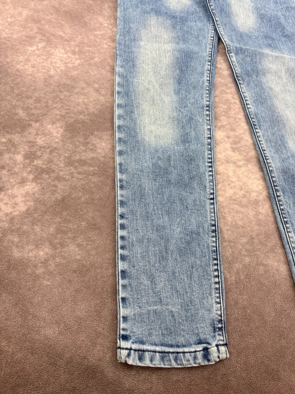 Armani Jeans Vintage Light Wash Straight Leg Denim Jeans Y2K Retro Casual Distressed Look – Armani Jeans – taille S / 36 / 8 2